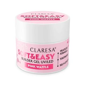 Żel budujący do paznokci Claresa Soft&Easy Builder Pink Waffle 45g