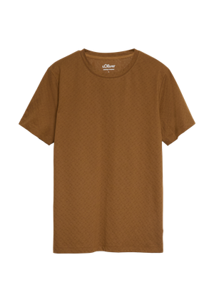 T-shirt z żakardową strukturą