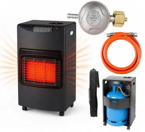 Piecyk Gazowy na butle GRZEJNIK 4,2kW PIEC na Gaz SKŁADANY + reduktor + wąż