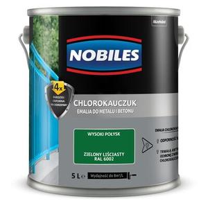 Farba chlorokauczukowa Chlorokauczuk RAL 6002 5 l Nobiles