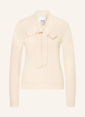Allude Sweter Z Kaszmiru I Jedwabiu weiss