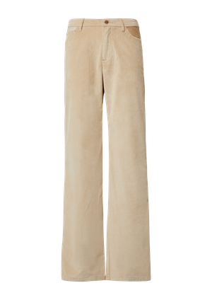 Spodnie sztruksowe / Regular Fit / Średni stan / Prosta nogawka