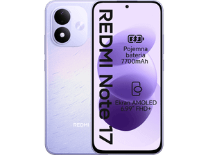 Smartfon XIAOMI Redmi Note 17 4G (LTE) 6 GB/ 256 GB Fioletowy