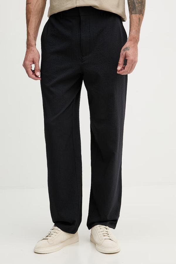 Armani Exchange spodnie straight męskie z lyocellem