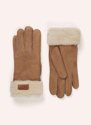 Ugg Skórzane Rękawiczki braun