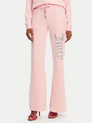Juicy Couture Spodnie dresowe Layla JCBBJ125806 Różowy Regular Fit