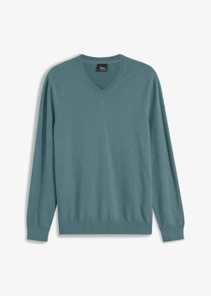 Cienki sweter z miękkiej mieszanki bawełny
