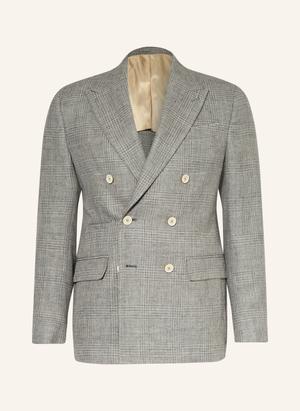 Eleventy Marynarka Extra Slim Fit Z Lnem gruen