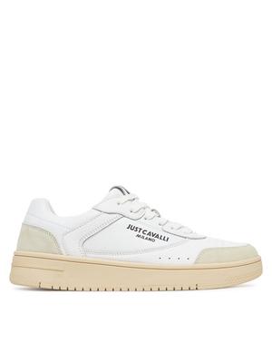 Just Cavalli Sneakersy 78QA3SM8 ZPA90 Biały