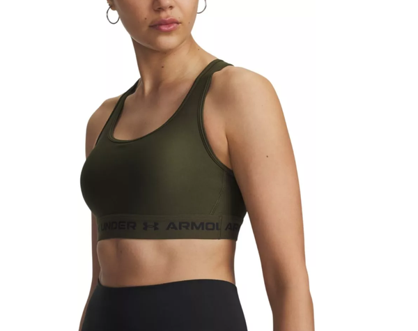 UNDER ARMOUR biustonosz sportowy damski Crossback zielony (XS)
