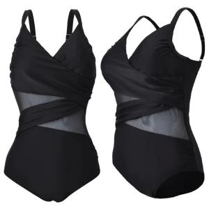 WYSZCZUPLAJĄCY KOSTIUM STRÓJ KĄPIELOWY JEDNOCZĘŚCIOWY MONOKINI XL