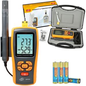 HIGROMETR WILGOTNOŚCIOMIERZ MIERNIK WILGOTNOŚCI I TEMPERATURY POWIETRZA LCD
