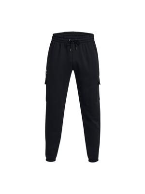 UNDER ARMOUR spodnie dresowe męskie Essential Flc Cargo czarne (M)