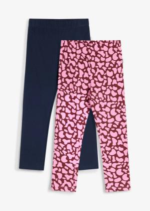 Legginsy marki Lurchi z elastycznej mieszanki bawełny organicznej (zestaw 2 szt.)