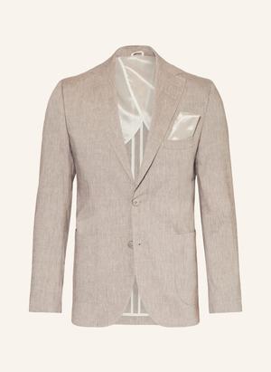 Paul Marynarka Slim Fit Z Lnu beige