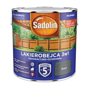 Lakierobejca Dekoracyjno-Ochronna 3w1 Szary 2,5 l Sadolin