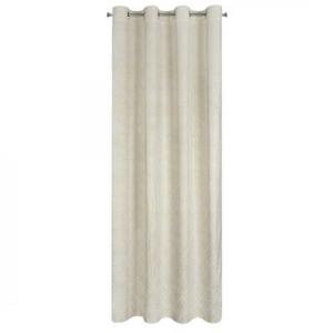 Zasłona ARETA 140 x 250 cm przelotki krem