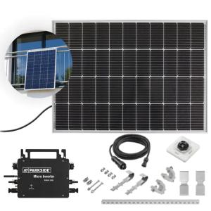 Elektrownia solarna Parkside balkonowa Zestaw Panel fotowoltaiczny falownik