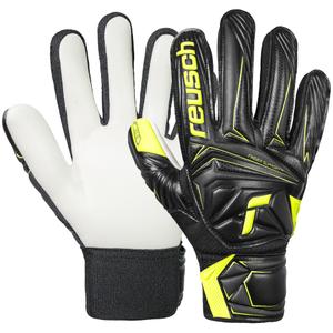 Reusch Rękawice bramkarskie dziecięce Attrakt Starter Solid Finger Support Junior czarne (4)