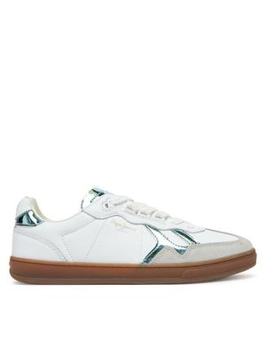 Pepe Jeans Sneakersy Ball Rise W PLS00037 Biały