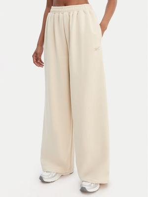 Reebok Spodnie dresowe Reebok x Ewa Chodakowska RK25624CCW Beżowy Wide Leg