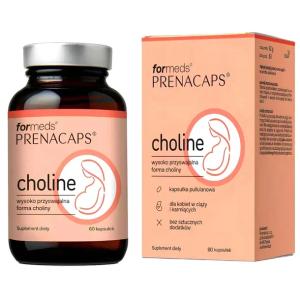 ForMeds PRENACAPS Cholina 250 mg 60 kaps. CIĄŻA Wsparcie metabolizm WĄTROBA