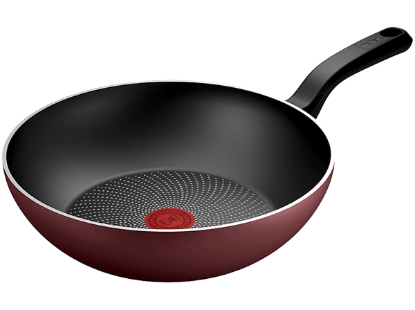 Wok TEFAL Simply Cook H0581902 28cm Bordowy