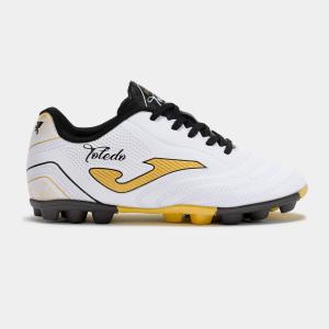 JOMA buty piłkarskie dziecięce TOLEDO JR 2502 WHITE HARD GROUND (27)