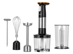 Blender ręczny MPM zestaw GoFree CMBL-01 Czarno-srebrny
