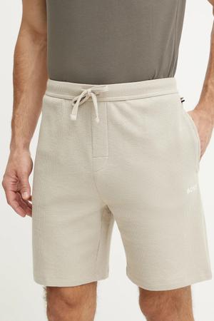 BOSS szorty lounge męskie z bawełną Waffle Shorts