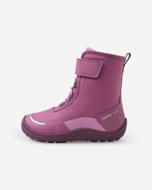 REIMA buty zimowe barefoot dziecięce Talvella różowe (23)