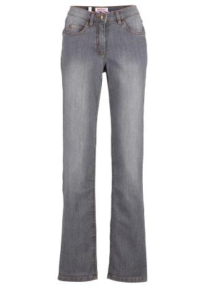 Jeansy ze stretchem, straight, mid waist