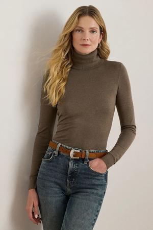 Lauren Ralph Lauren sweter z domieszką jedwabiu