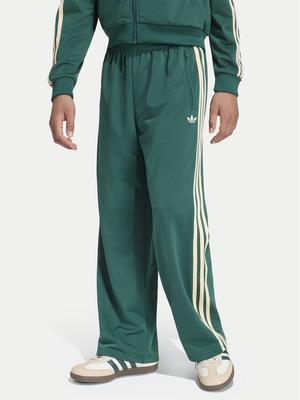 adidas Spodnie dresowe Firebird Loose Tracksuit HZ6656 Zielony Relaxed Fit