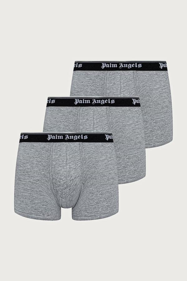 Palm Angels bokserki dopasowane męskie z bawełną 3-pack