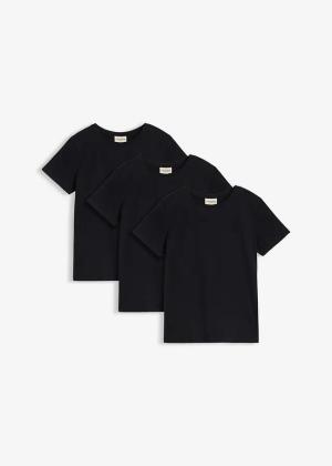 T-shirt z czystej bawełny organicznej (3 szt.)
