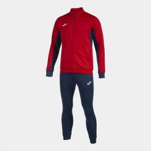 JOMA DERBY dres treningowy męski bluza i spodnie komplet 103120.603 czerwony/granatowy (S)