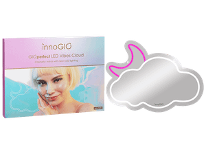 Lusterko kosmetyczne z neonowym podświetleniem LED InnoGIO GIOperfect Vibes Cloud GIO