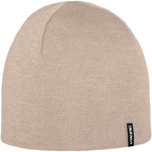 VIKING czapka zimowa unisex z wełny merino Nomra 2.0 beżowa (one size)