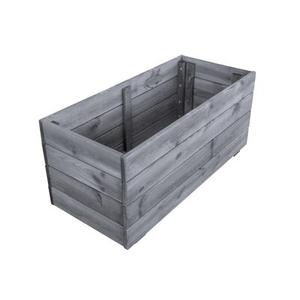 Kwietnik drewniany szary 88 x 39 x 40 Stelmet