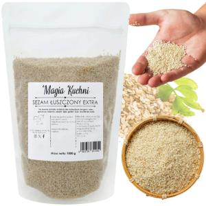 Sezam BIAŁY ziarno ŁUSKANY najwyższa jakość 1kg