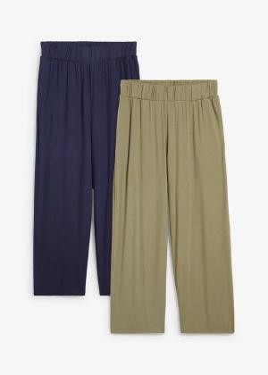 Spodnie shirtowe 7/8 high waist, 2 pary