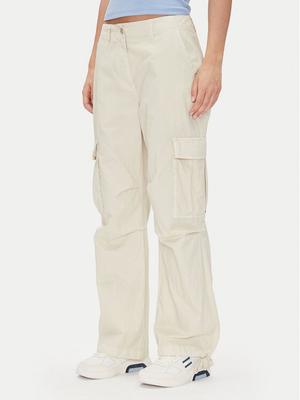 Tommy Jeans Spodnie materiałowe Tjw Cargo Relaxed Straight DW0DW20350 Beżowy Relaxed Fit