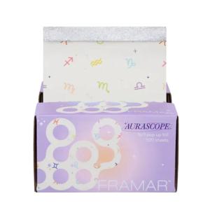FRAMAR Folia fryzjerska aluminiowa w paskach AURASCOPE 500 sztuk PU500AURA