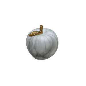Figura ozdobna jabłko 10 cm szary