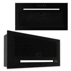 Okap podszafkowy Kernau KBH0662B 60cm LED Timer czarny