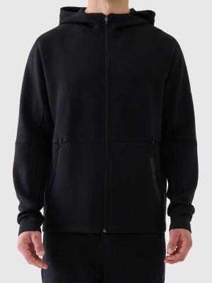4F bluza męska z kapturem bawełniana 4FWAW25TSWSM1865 czarny (XL)