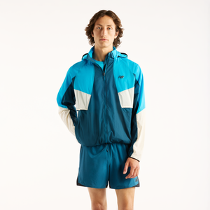 Kurtka męska New Balance MJ61U1I9STS – niebieska