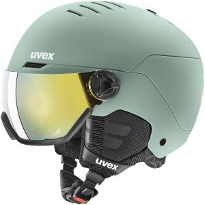 UVEX WANTED VISOR kask narciarski z technologią hardshell zielony (54-58)