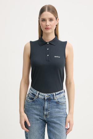 Barbour top damski bawełniany z elastanem Bowford